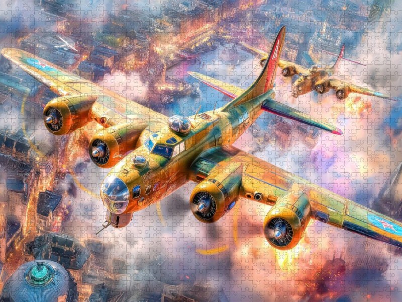 Waghalsige Piloten - CALVENDO Foto-Puzzle'