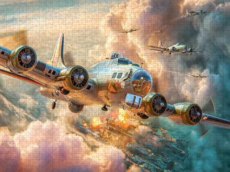 Waghalsige Piloten - CALVENDO Foto-Puzzle'