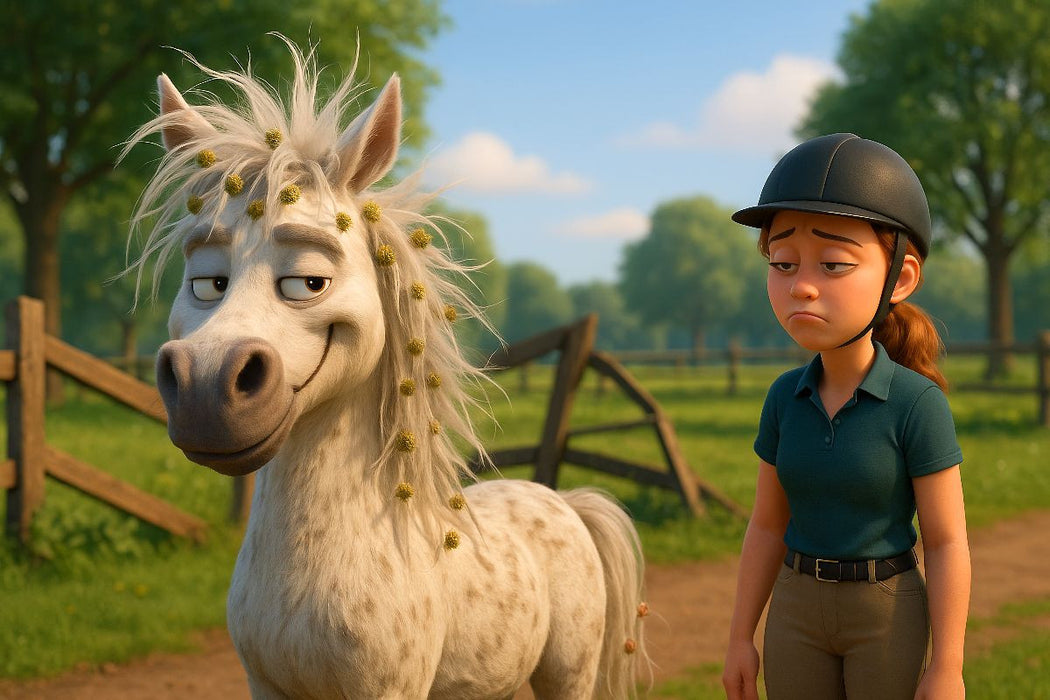 Premium Textil-Leinwand Wo war der Ausbrecherkönig diesmal?