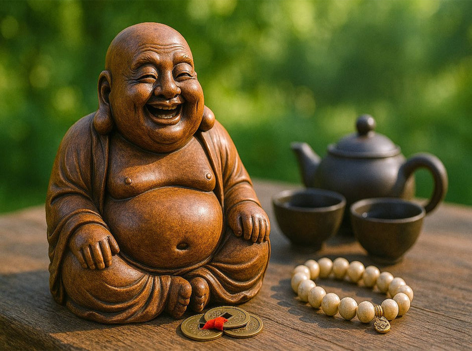 Lachender Buddha – Freude, Gelassenheit und innere Fülle - CALVENDO Foto-Puzzle'