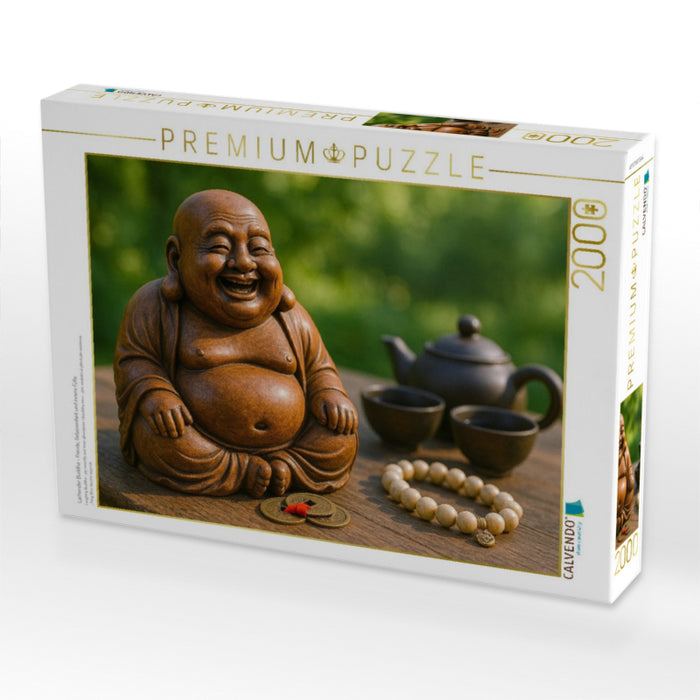 Lachender Buddha – Freude, Gelassenheit und innere Fülle - CALVENDO Foto-Puzzle'