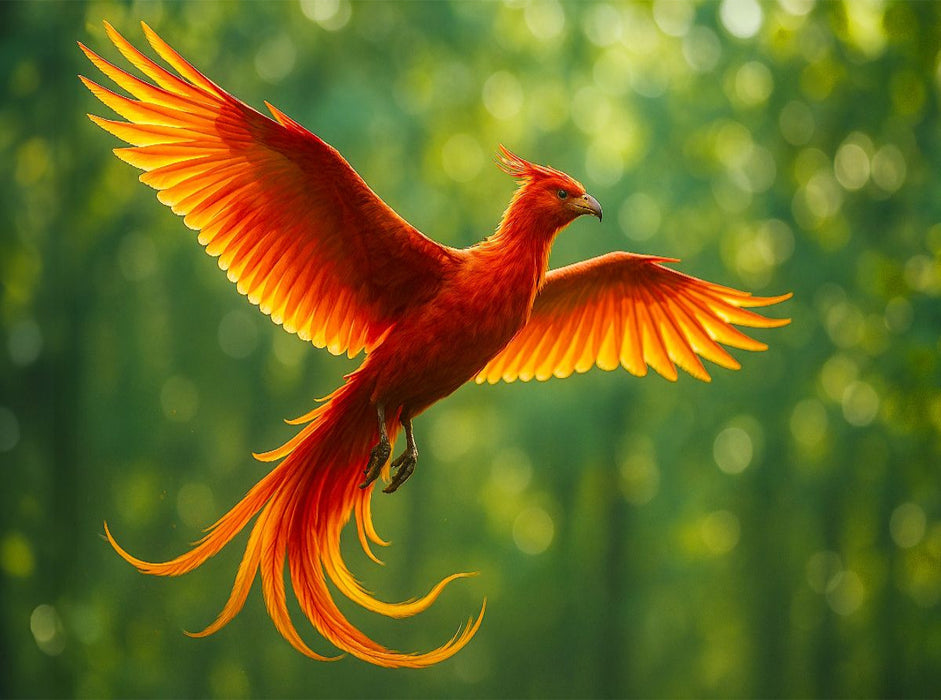 Phönix – Erneuerung, Schönheit und Harmonie - CALVENDO Foto-Puzzle'