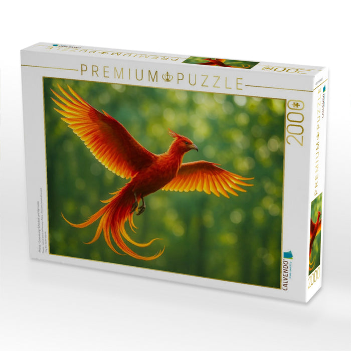 Phönix – Erneuerung, Schönheit und Harmonie - CALVENDO Foto-Puzzle'