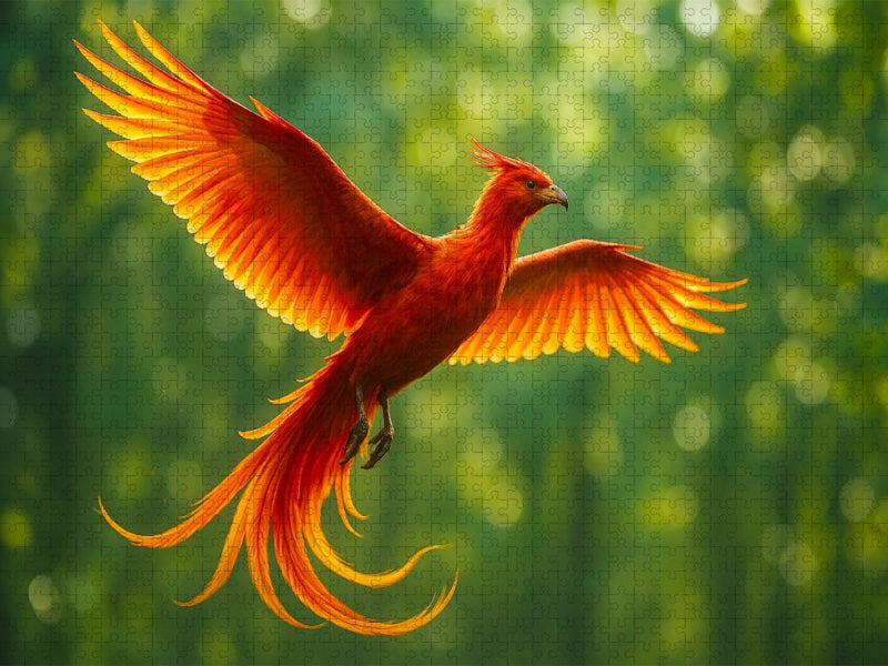 Phönix – Erneuerung, Schönheit und Harmonie - CALVENDO Foto-Puzzle'