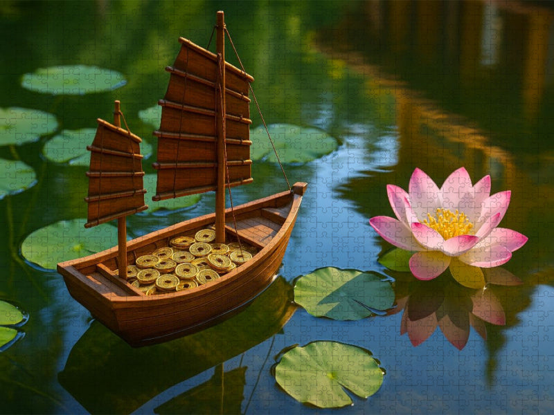 Wohlstandsschiff – Erfolg, Chancen und Reichtum im Kommen - CALVENDO Foto-Puzzle'