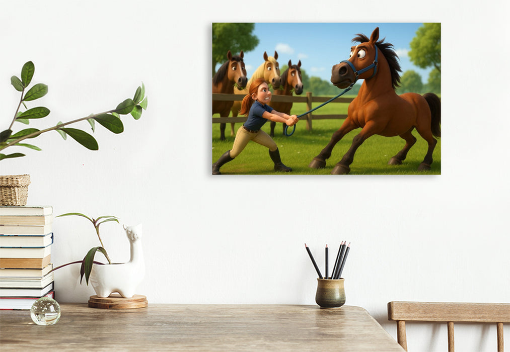 Premium Textil-Leinwand Arbeiten? Jetzt? Auf keinen Fall!