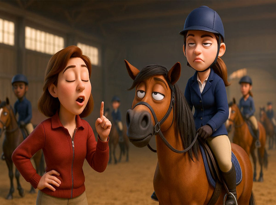 Jaja, Hacken tief - Reitstunde - CALVENDO Foto-Puzzle'