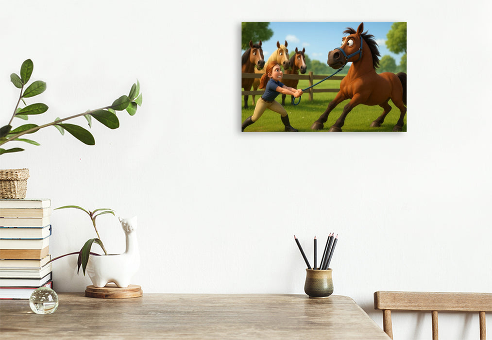 Premium Textil-Leinwand Arbeiten? Jetzt? Auf keinen Fall!