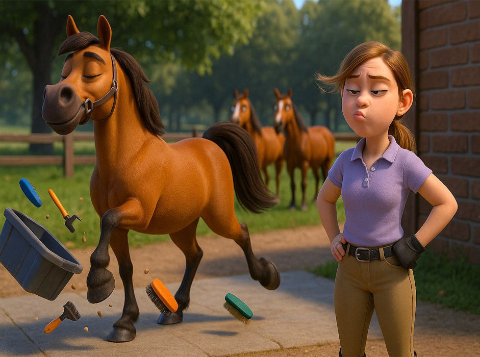 Wenn die Reitbeteiligung ihn verzogen hat - CALVENDO Foto-Puzzle'