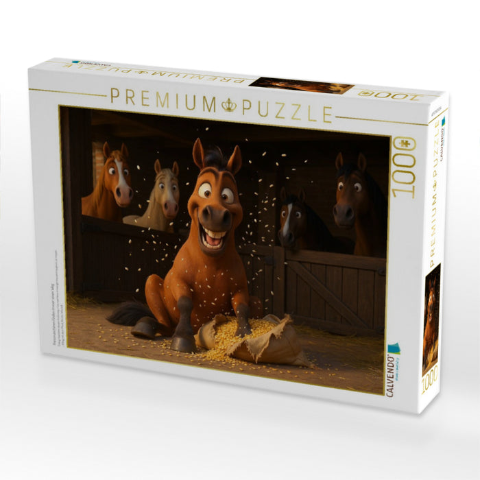 Fressmaschinen finden immer einen Weg - CALVENDO Foto-Puzzle'