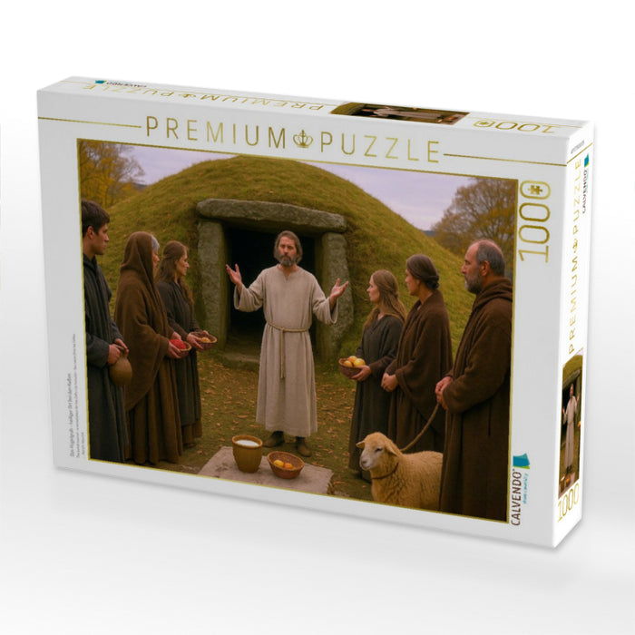 Das Hügelgrab - heiliger Ort bei den Kelten - CALVENDO Foto-Puzzle'