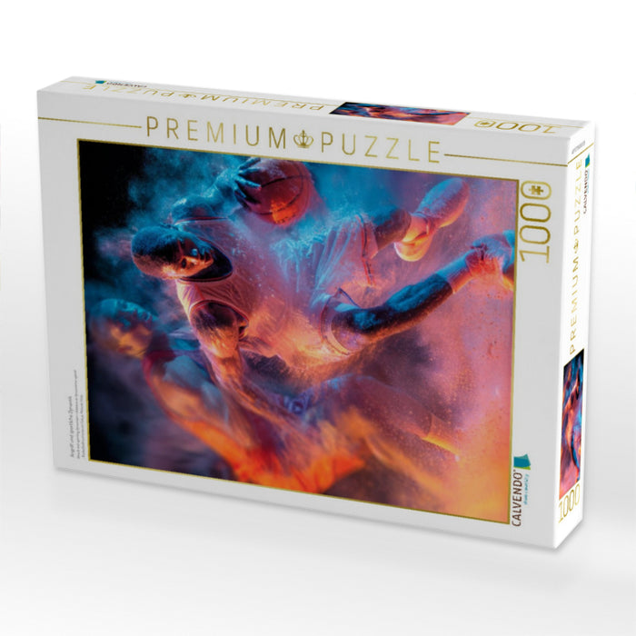 Angriff und sportliche Dynamik - CALVENDO Foto-Puzzle'