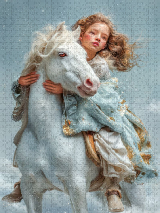 Mensch und Tier - CALVENDO Foto-Puzzle'