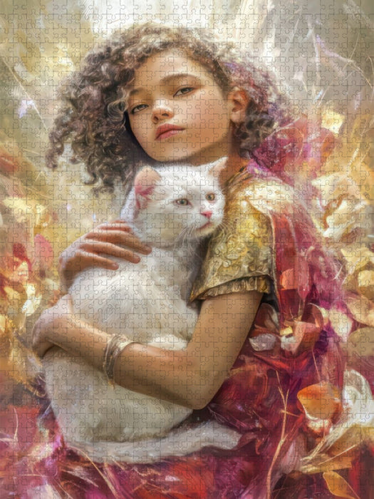 Mensch und Tier - CALVENDO Foto-Puzzle'