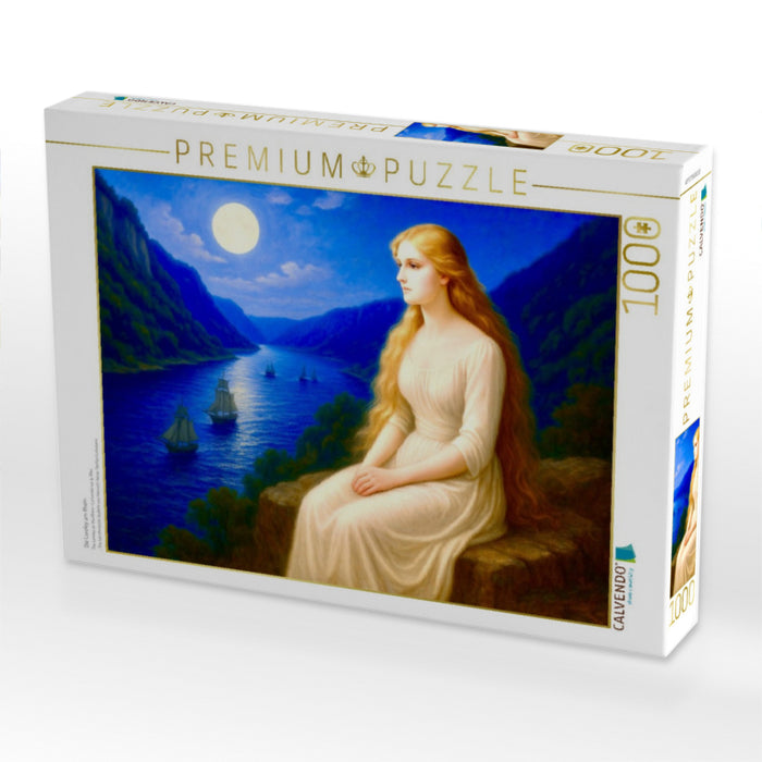 Die Loreley am Rhein - CALVENDO Foto-Puzzle'