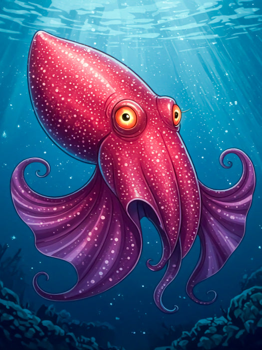 Vampirtintenfisch – der Schatten der Tiefsee - CALVENDO Foto-Puzzle'