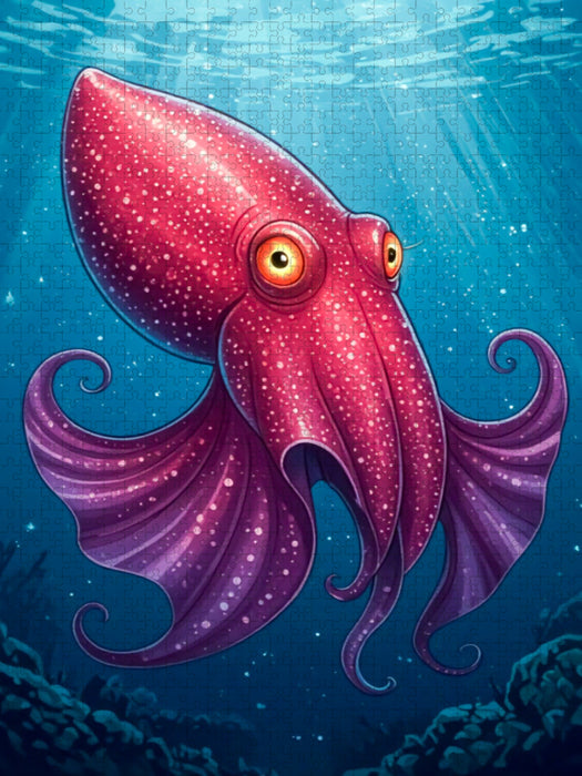 Vampirtintenfisch – der Schatten der Tiefsee - CALVENDO Foto-Puzzle'