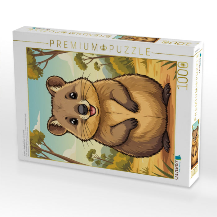 Quokka – das glücklichste Tier der Welt - CALVENDO Foto-Puzzle'
