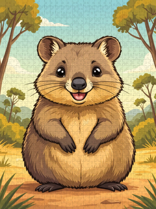 Quokka – das glücklichste Tier der Welt - CALVENDO Foto-Puzzle'