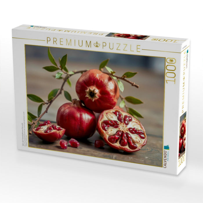Wenn der Granatapfel zum Star wird. - CALVENDO Foto-Puzzle'