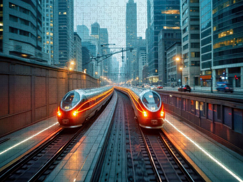 Grün reisen. Intelligent ankommen. - CALVENDO Foto-Puzzle'