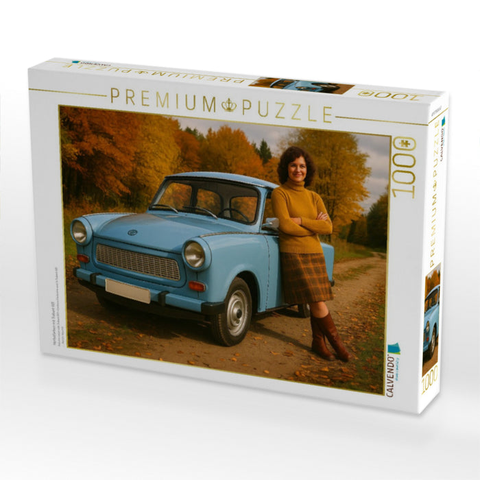 Herbstfarben mit Trabant 601 - CALVENDO Foto-Puzzle'