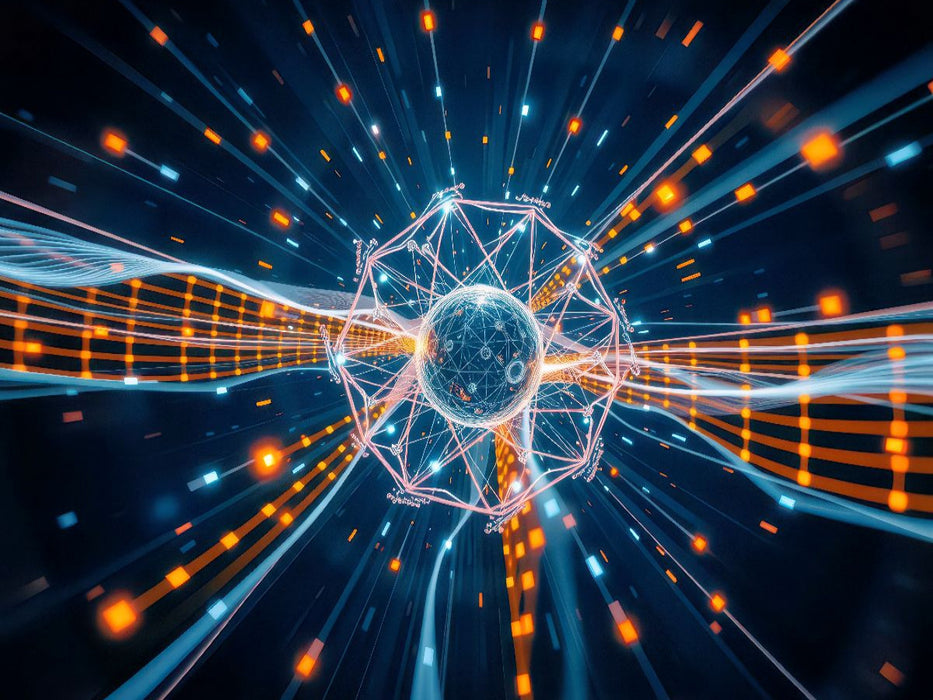 Wenn Teilchen flüstern und das Universum lauscht. - CALVENDO Foto-Puzzle'