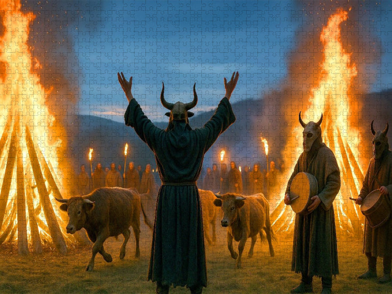 Samhain - Fest der Kelten - CALVENDO Foto-Puzzle'