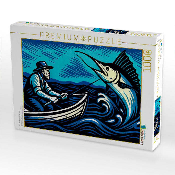 Der alte Mann und das Meer - CALVENDO Foto-Puzzle'