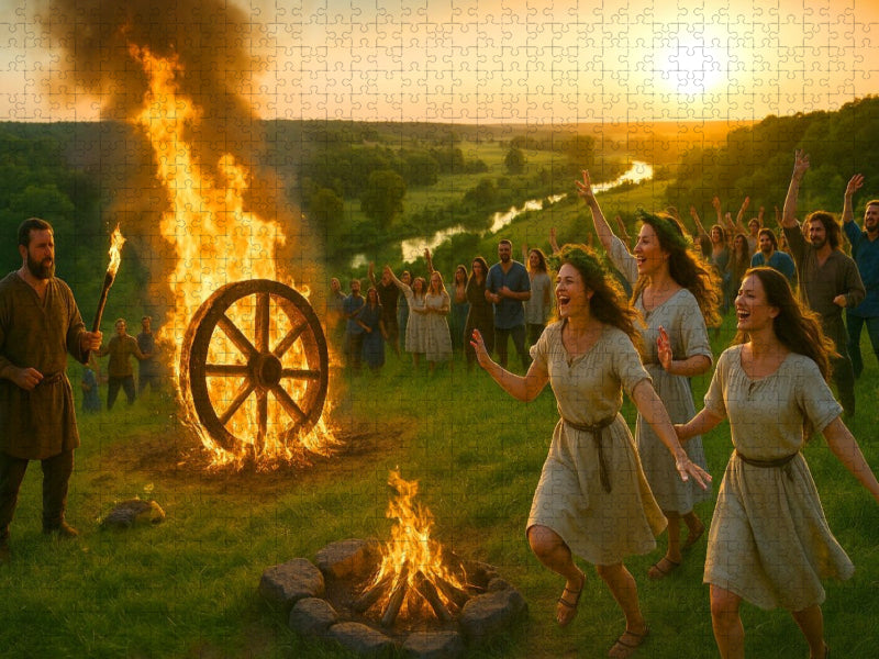 Litha - Fest der Kelten - CALVENDO Foto-Puzzle'