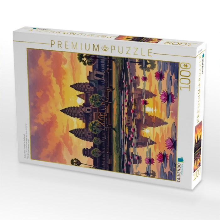 Angkor Wat – Tempel im Dschungel - CALVENDO Foto-Puzzle'