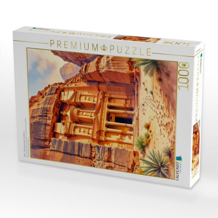 Petra – Das Felsenwunder Jordaniens - CALVENDO Foto-Puzzle'