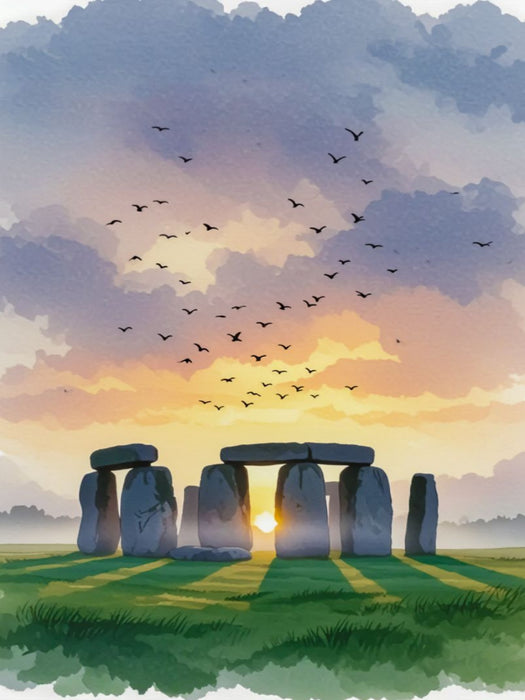 Stonehenge – Mythische Steinkreise - CALVENDO Foto-Puzzle'
