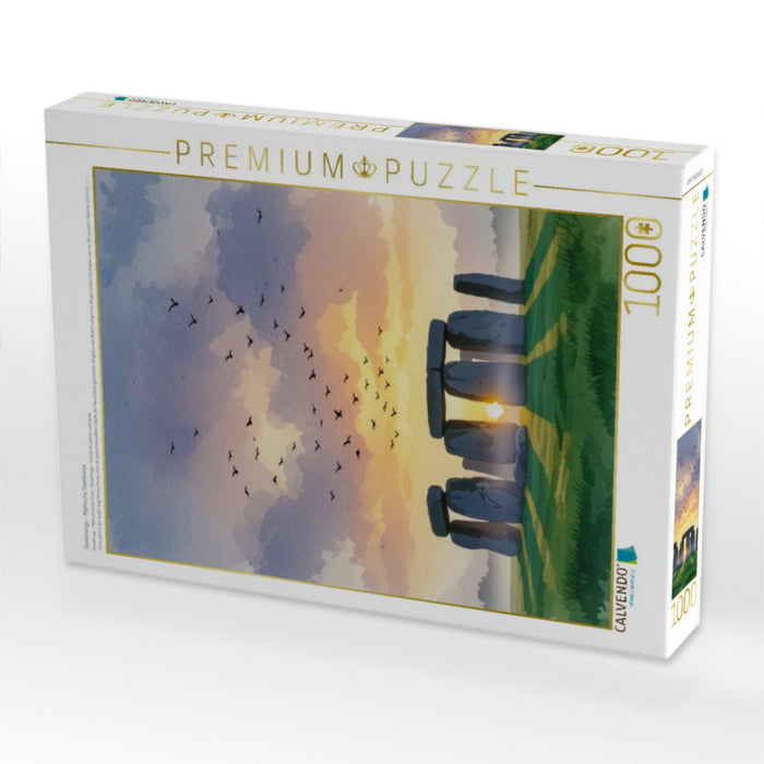 Stonehenge – Mythische Steinkreise - CALVENDO Foto-Puzzle'