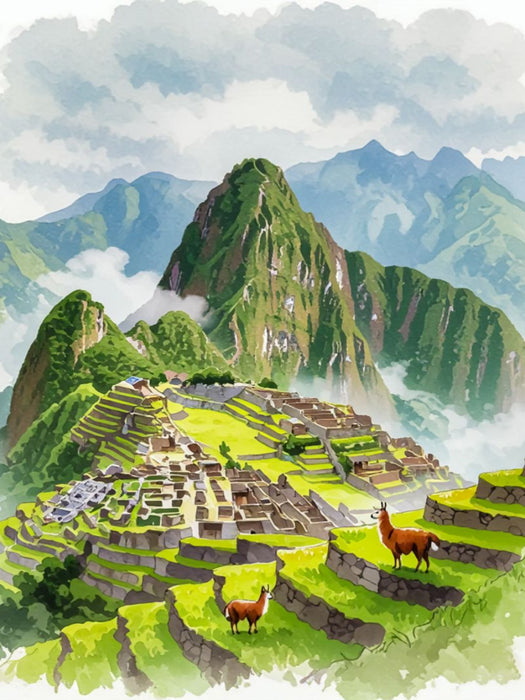 Machu Picchu – Geheimnisvolle Inka-Stadt - CALVENDO Foto-Puzzle'