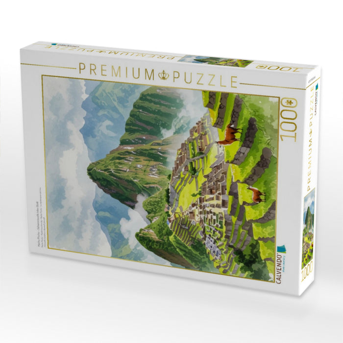 Machu Picchu – Geheimnisvolle Inka-Stadt - CALVENDO Foto-Puzzle'