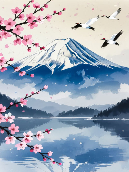 Fuji-San – Ewige Schönheit Japans - CALVENDO Foto-Puzzle'