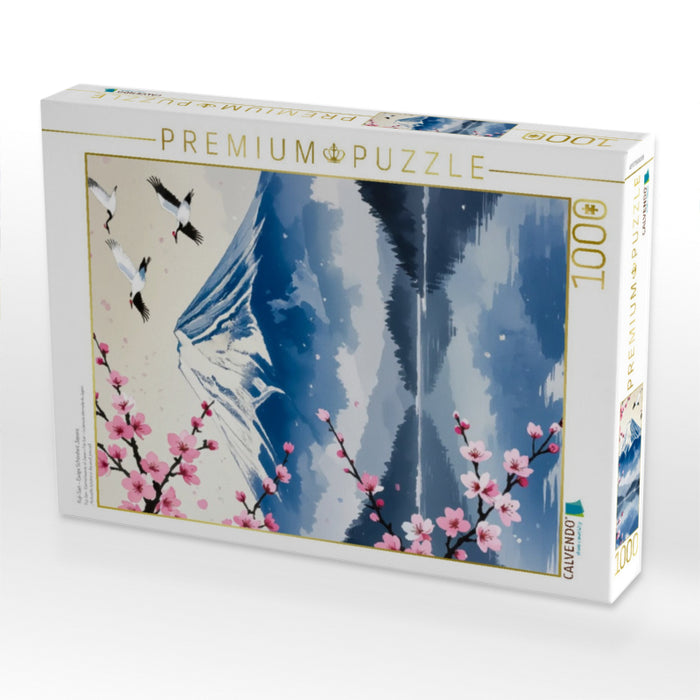 Fuji-San – Ewige Schönheit Japans - CALVENDO Foto-Puzzle'