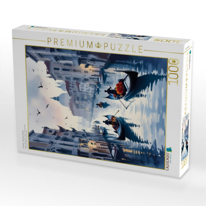 Venedig – Stadt der Gondeln - CALVENDO Foto-Puzzle'