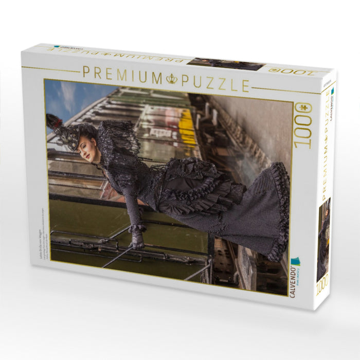 Letzte Grüße vom Waggon - CALVENDO Foto-Puzzle'