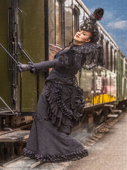 Letzte Grüße vom Waggon - CALVENDO Foto-Puzzle'