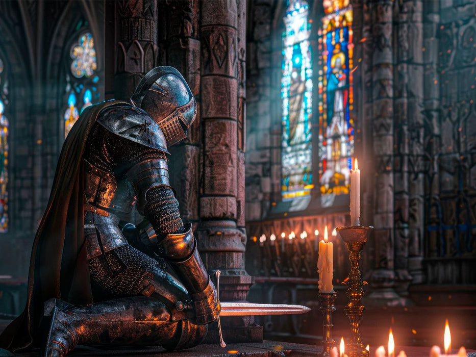 Ewiger Schwur im Licht der Kathedrale - CALVENDO Foto-Puzzle'