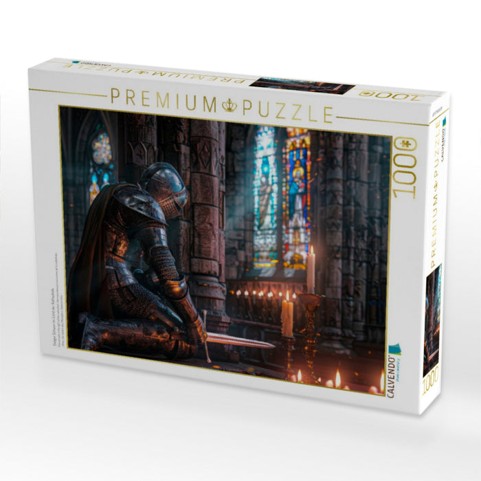 Ewiger Schwur im Licht der Kathedrale - CALVENDO Foto-Puzzle'