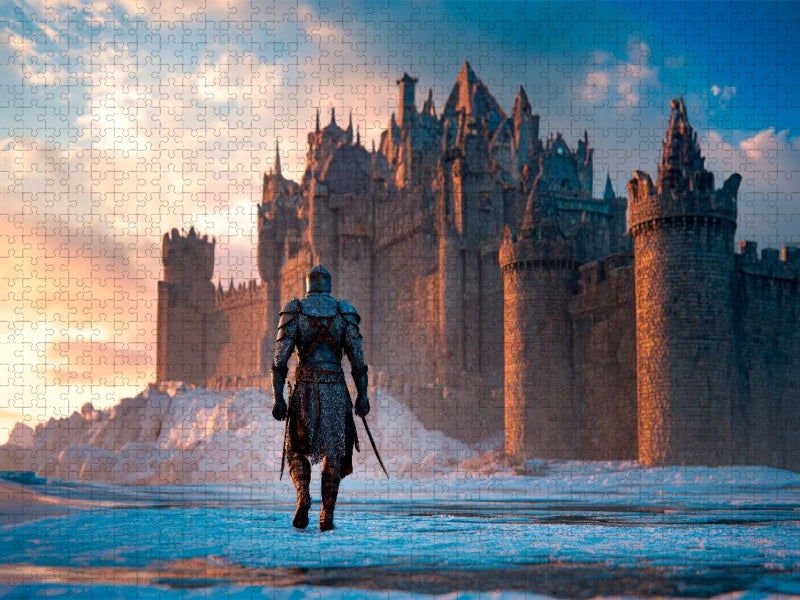 Rückkehr zur Burg - CALVENDO Foto-Puzzle'