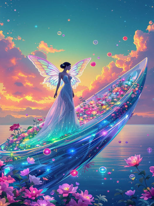 Blumenfee - CALVENDO Foto-Puzzle'