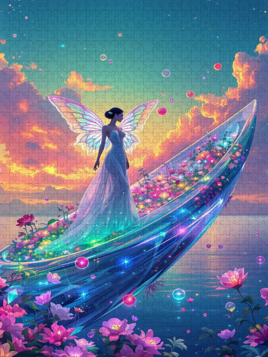 Blumenfee - CALVENDO Foto-Puzzle'