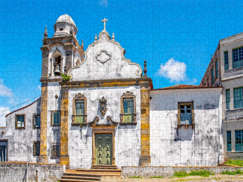 Convento de São Francisco, Olinda, Brasilien - CALVENDO Foto-Puzzle'