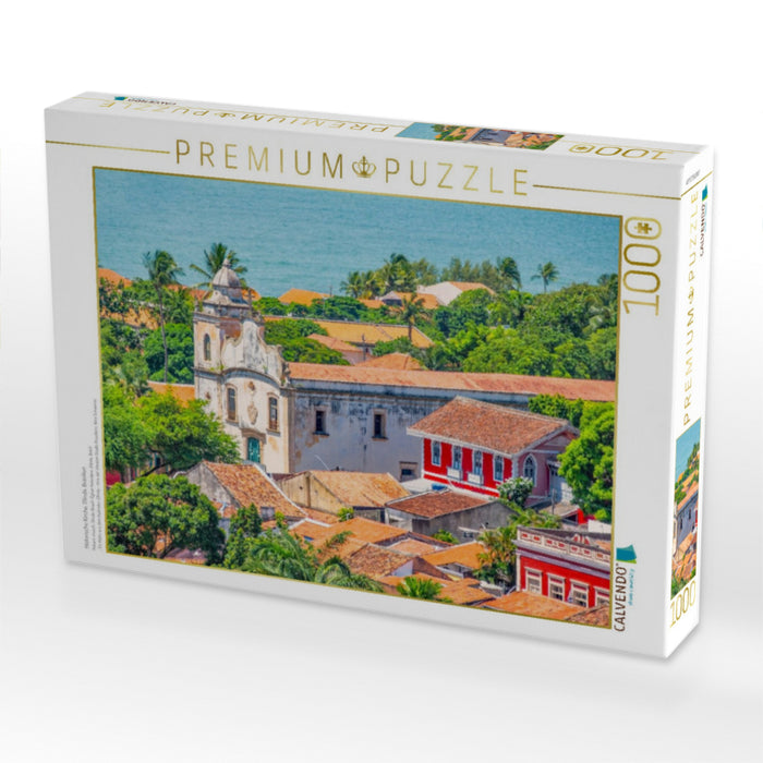 Historische Kirche, Olinda, Brasilien - CALVENDO Foto-Puzzle'
