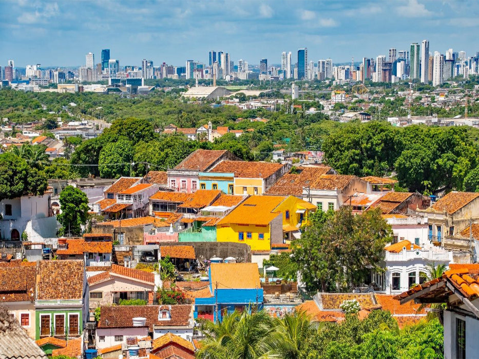 Altstadt von Olinda, Brasilien - CALVENDO Foto-Puzzle'
