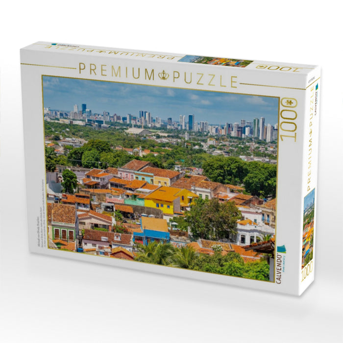 Altstadt von Olinda, Brasilien - CALVENDO Foto-Puzzle'